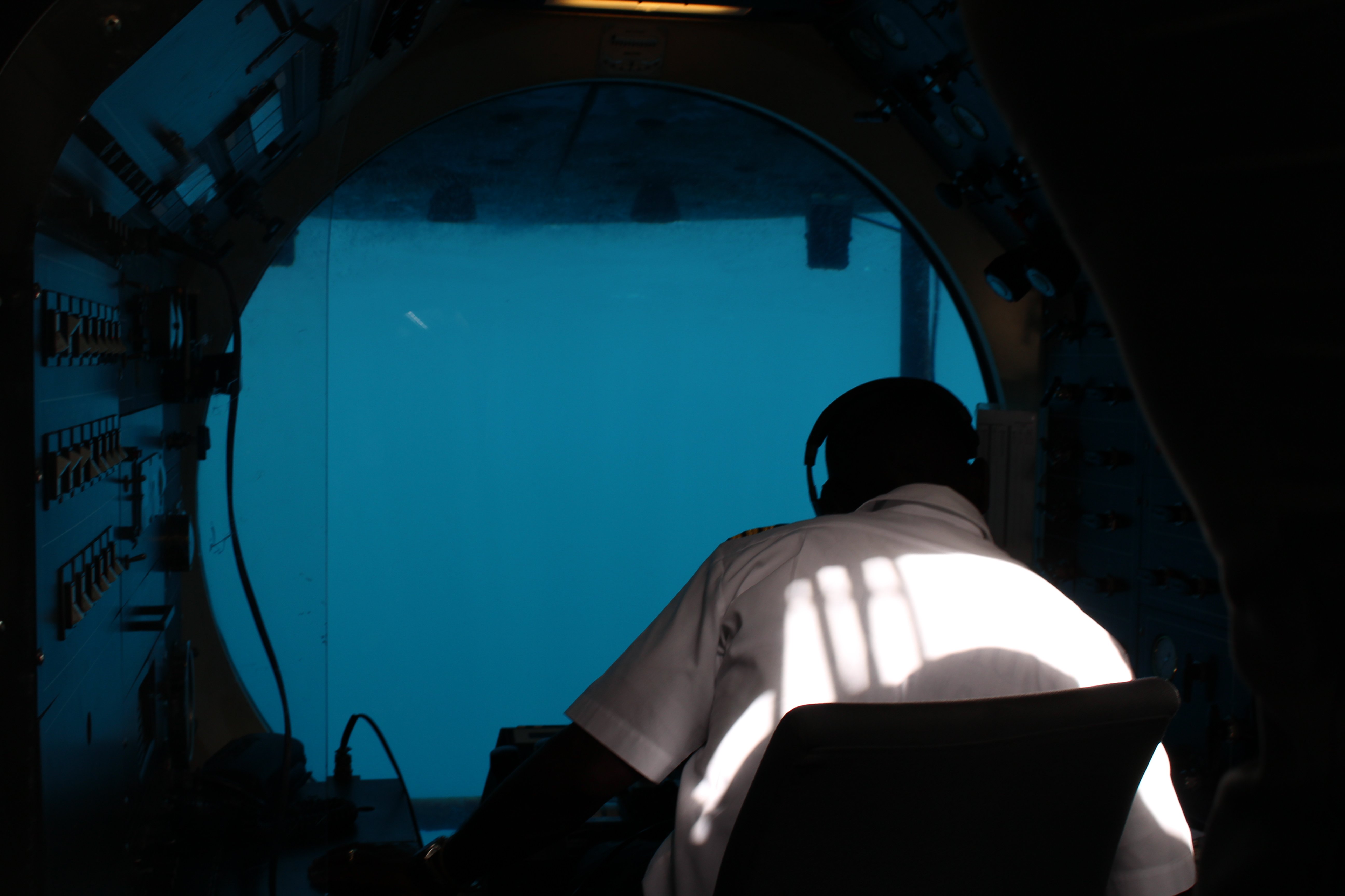 Our pilot onboard Atlantis Submarine Bridgetown Barbados