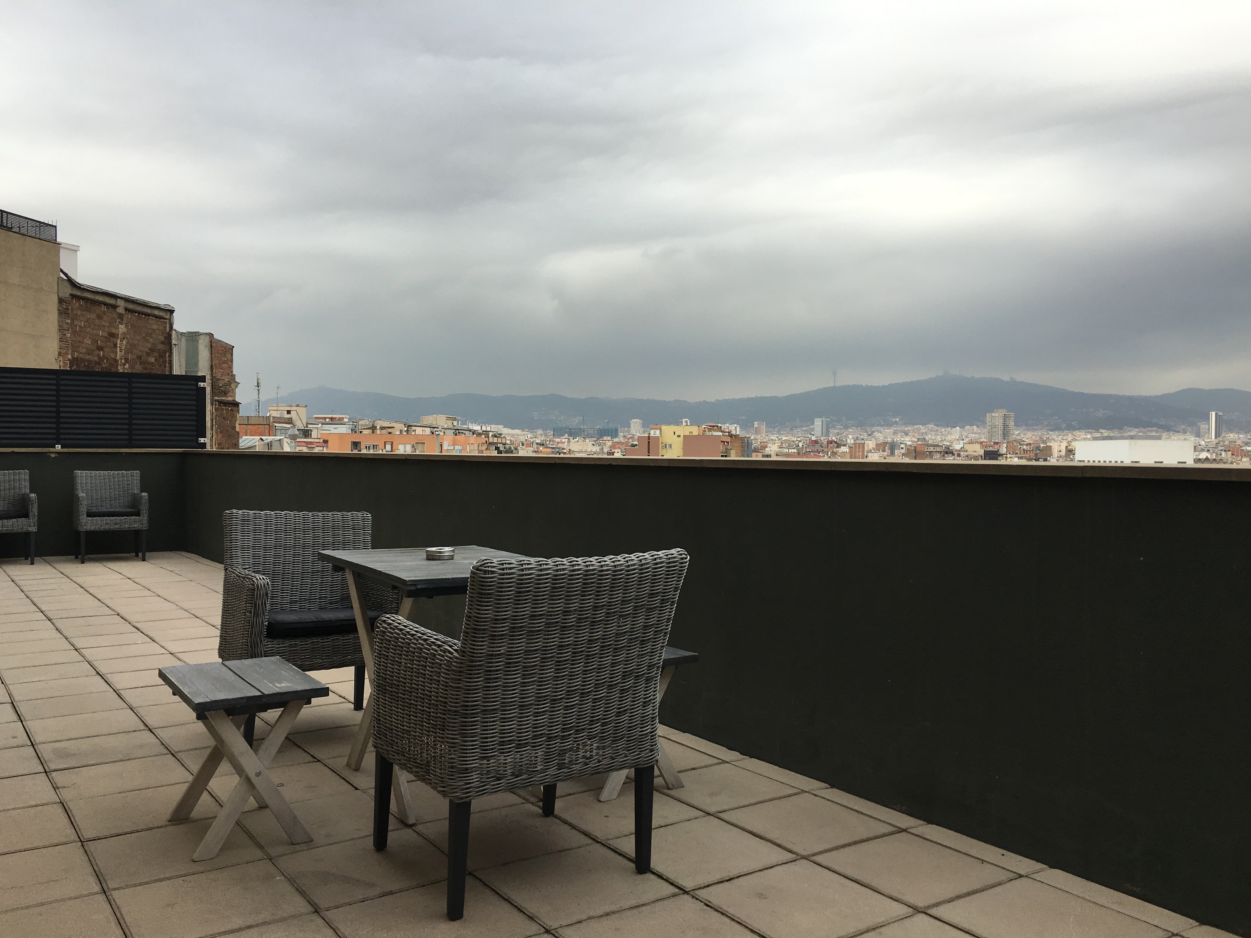 View from Terrace Hotel Barcelona Universal