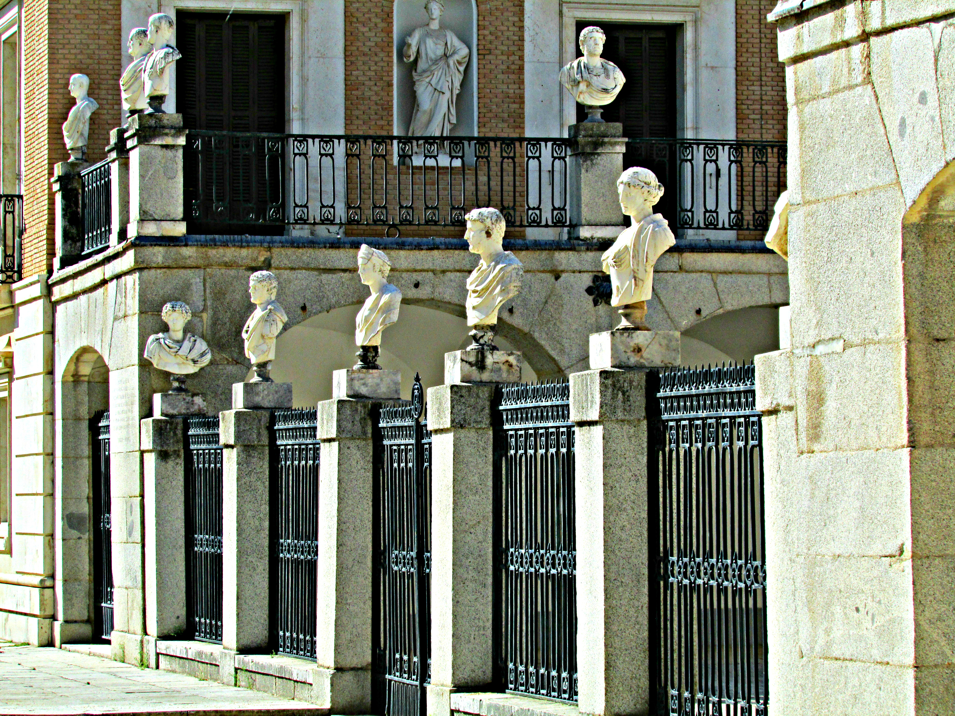 Greco Roman Busts at Casa del Labrador