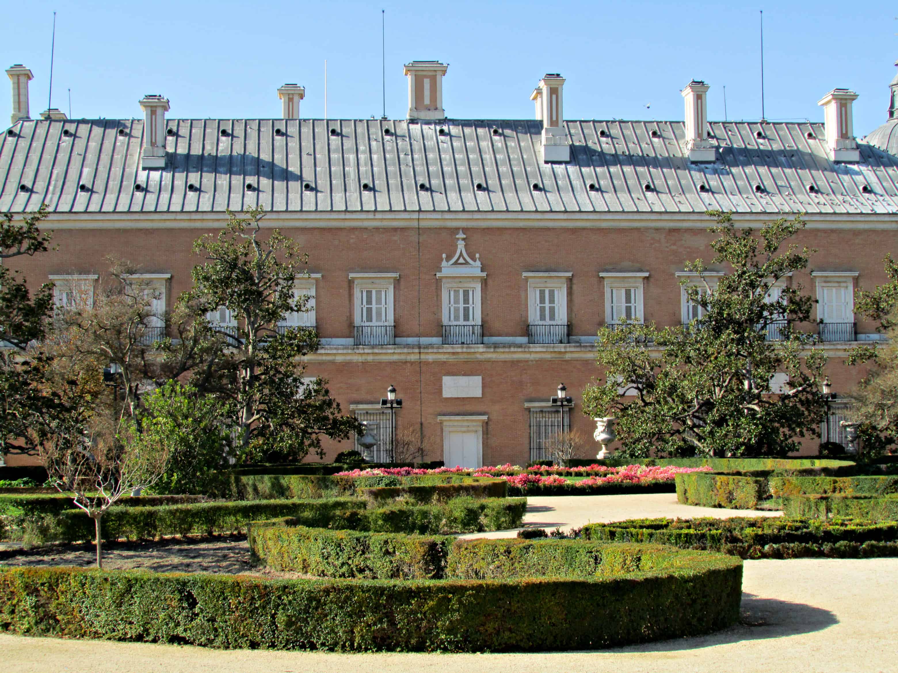 Side of the Royal Palace of Aranjuez