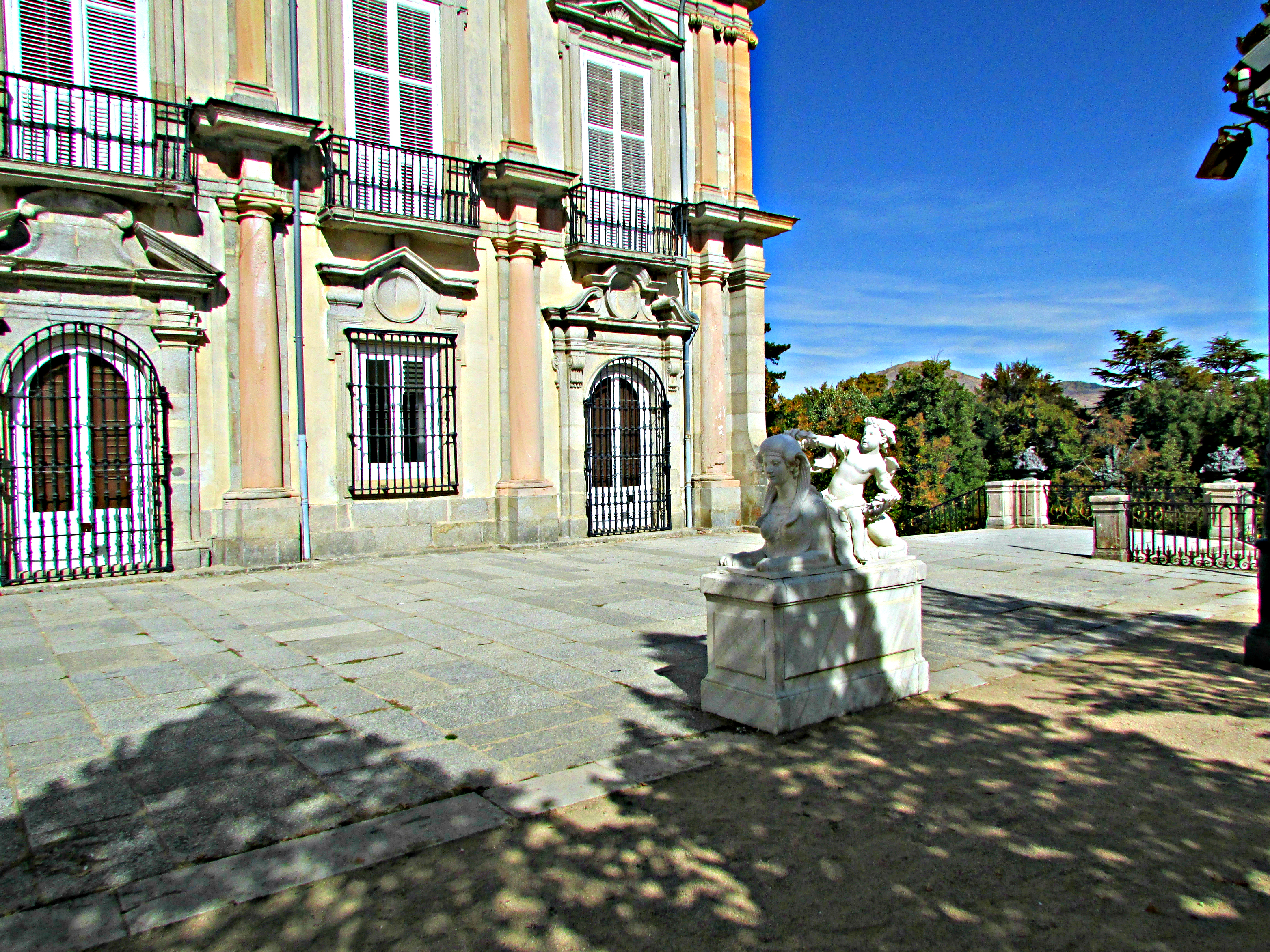 Terrace at Royal Palace of La Granja