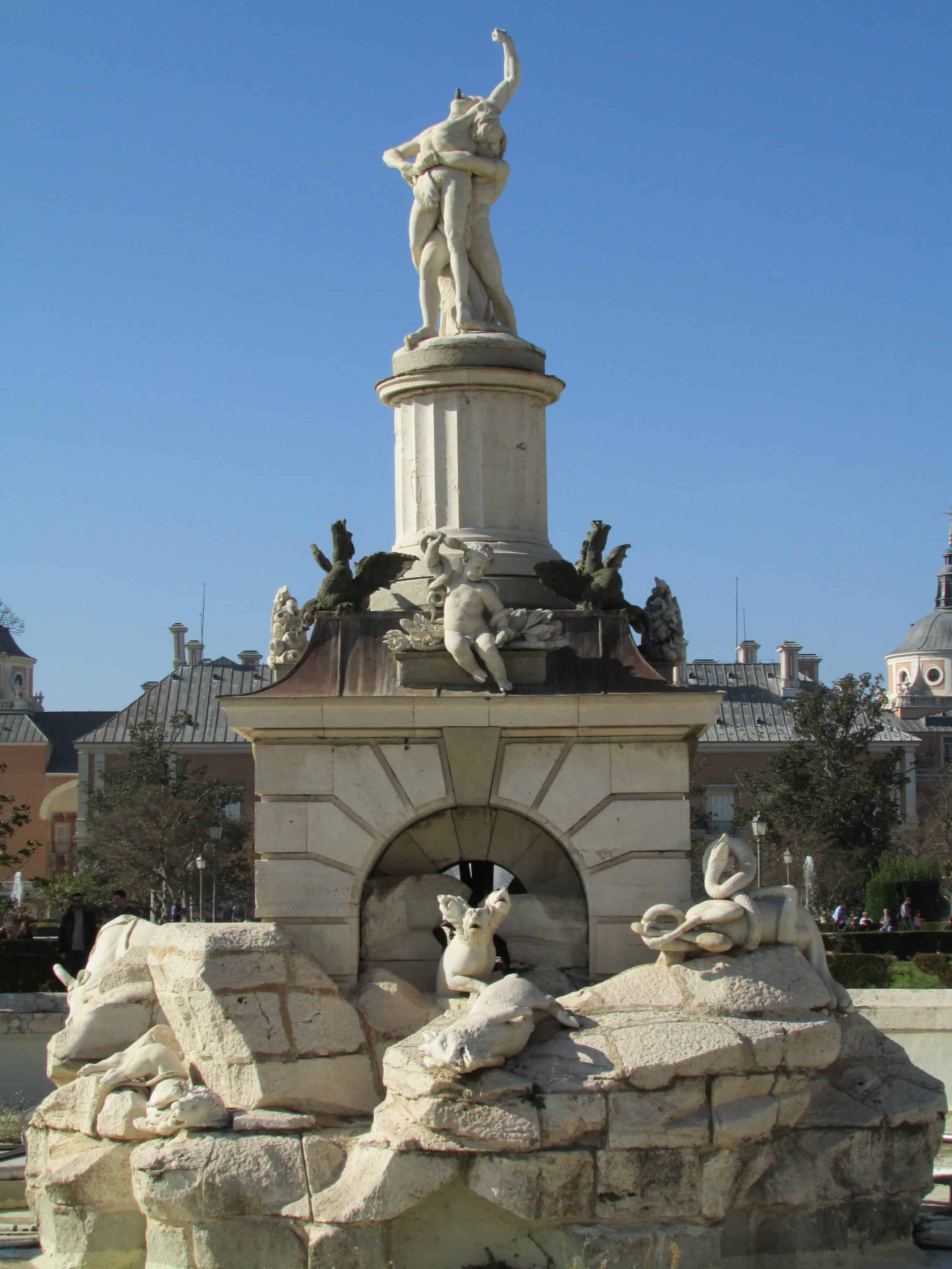 The Fountain of Hercules and Antaeus Parterre Garden