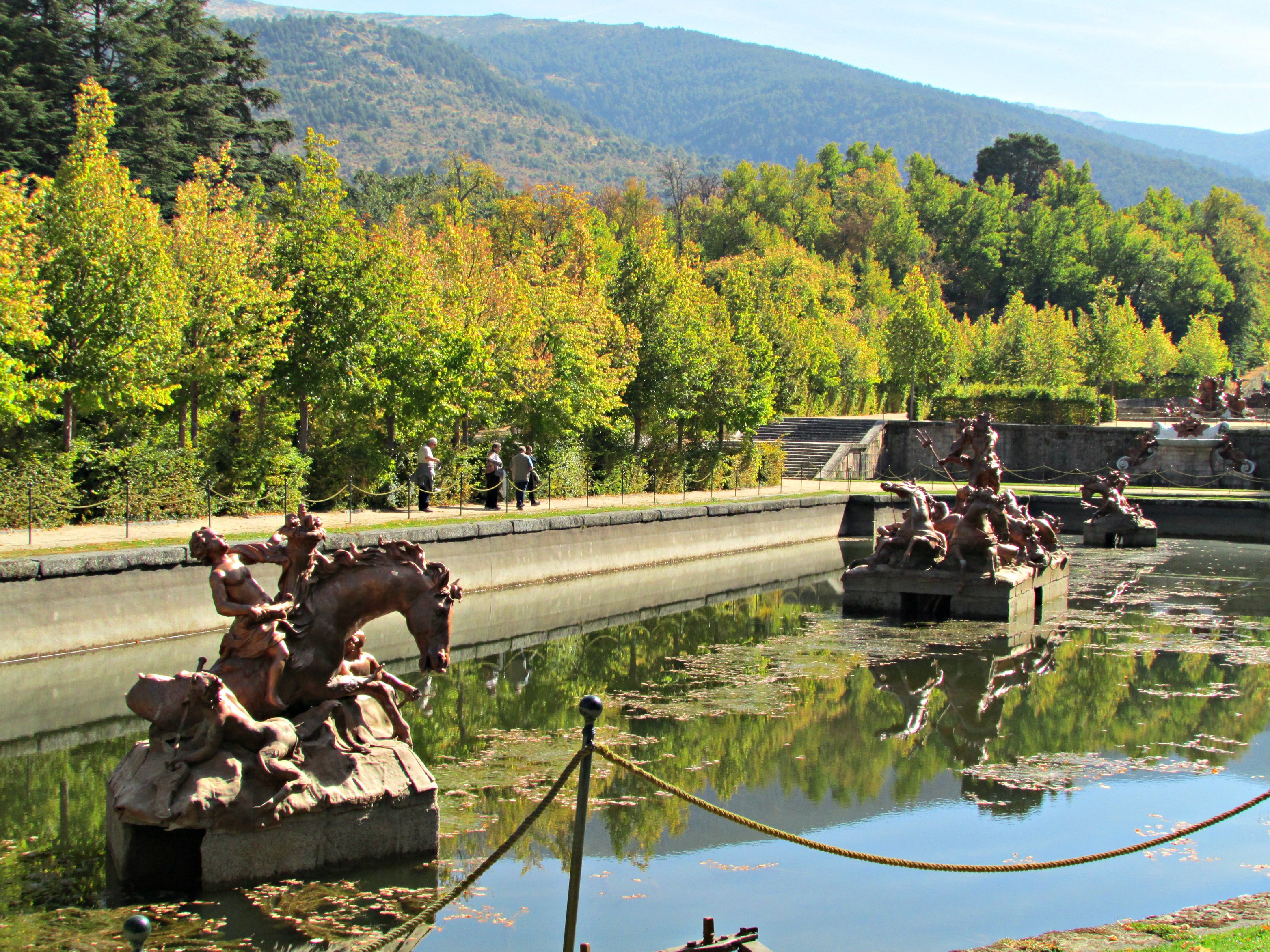 The Fountain of Neptune pond La Granja
