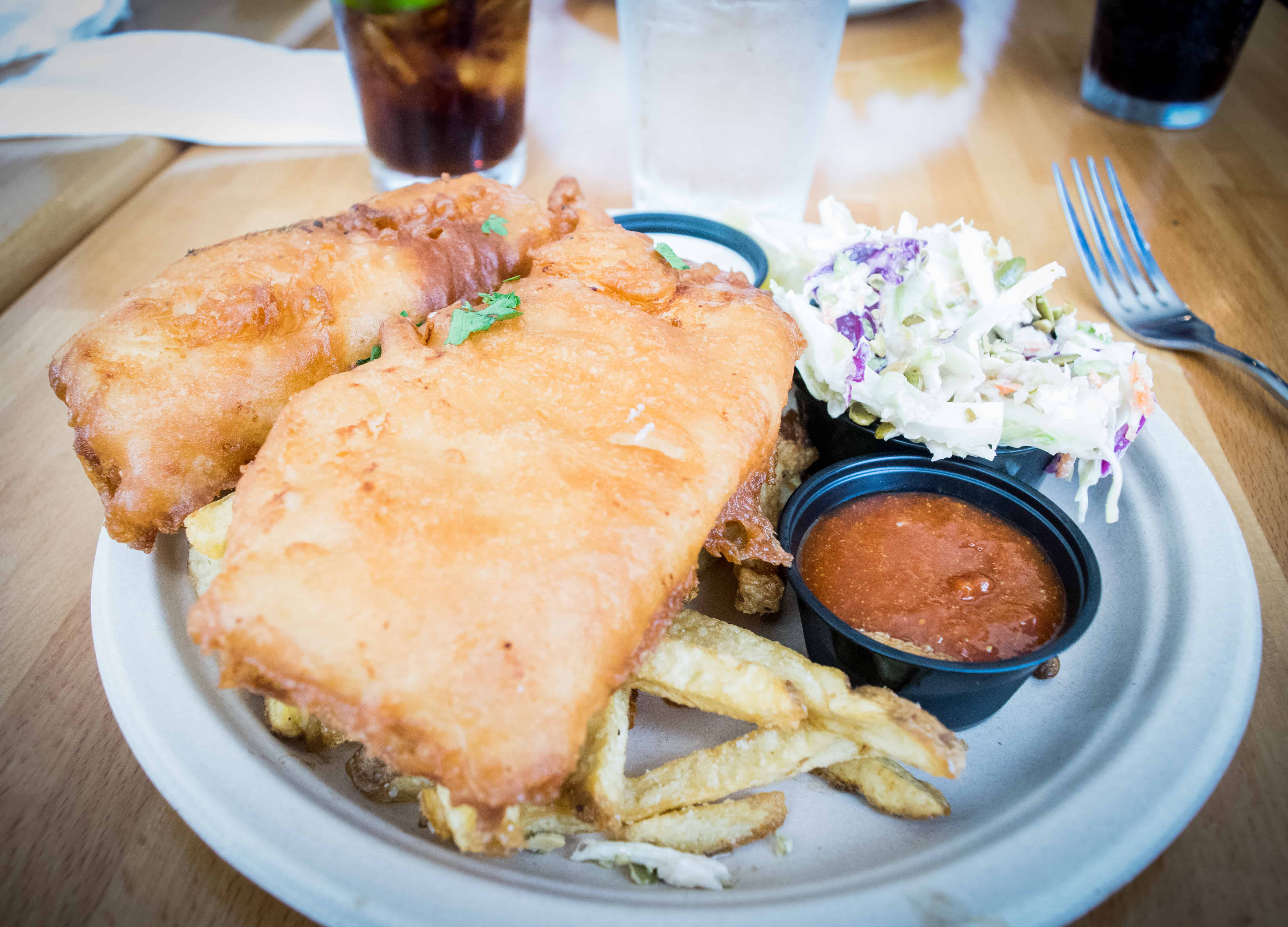 Fish and Chips at Islander Restaurant Coronado
