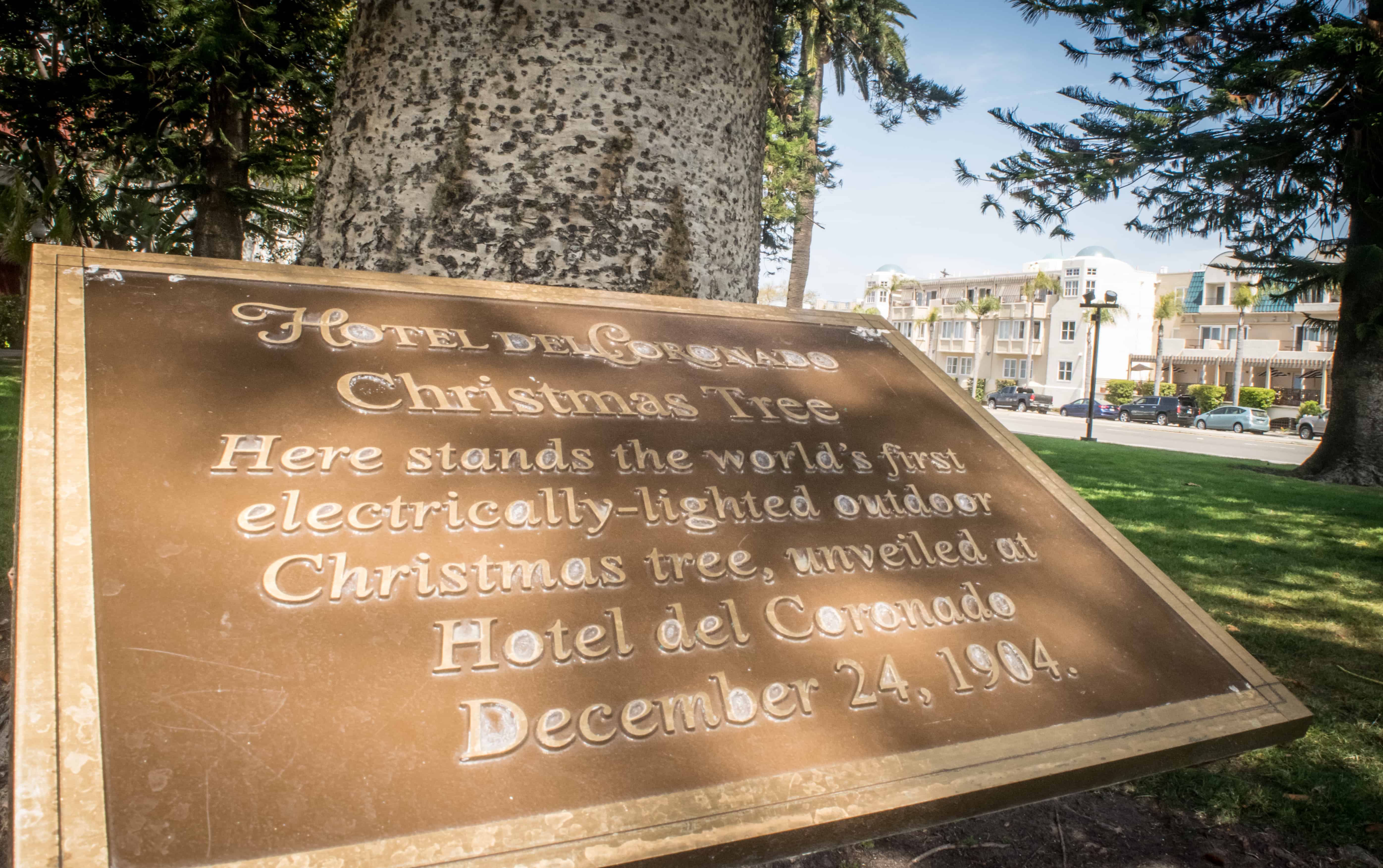 Outdoor Christmas Tree Commemoration Coronado