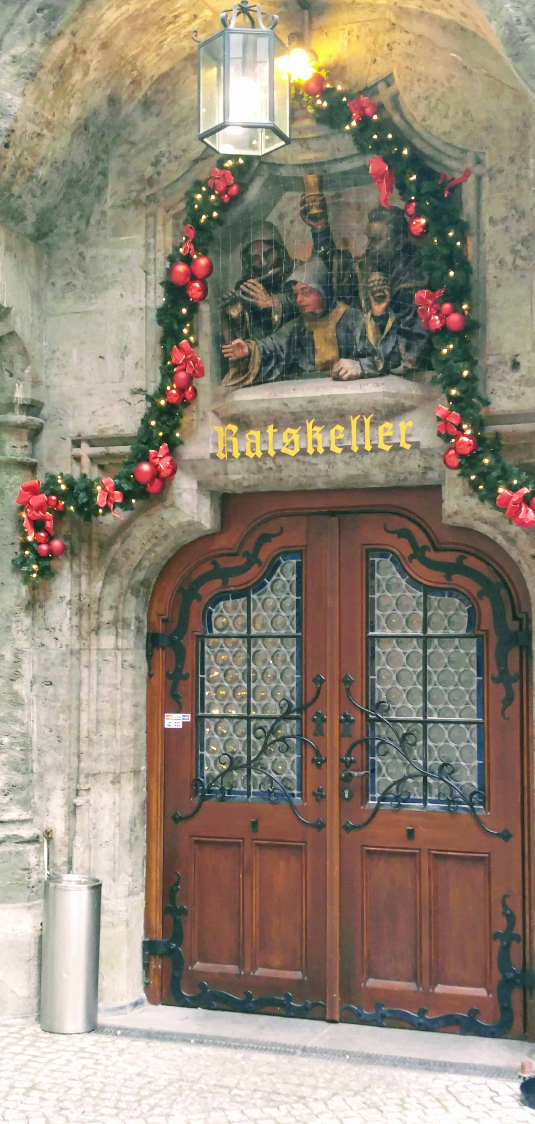 Ratskeller Door in Munich