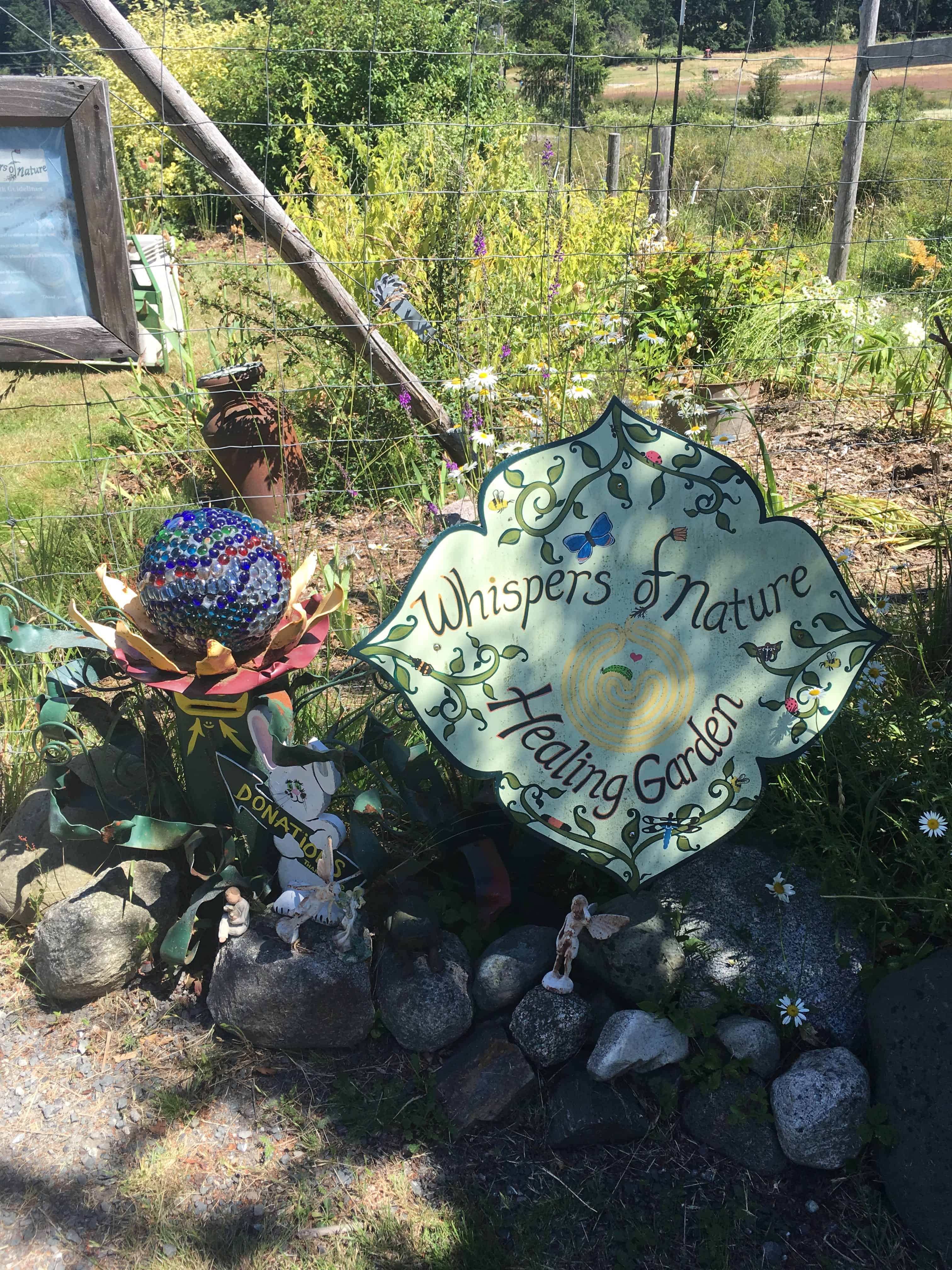 Entry to Whispers of Nature Healing Garden