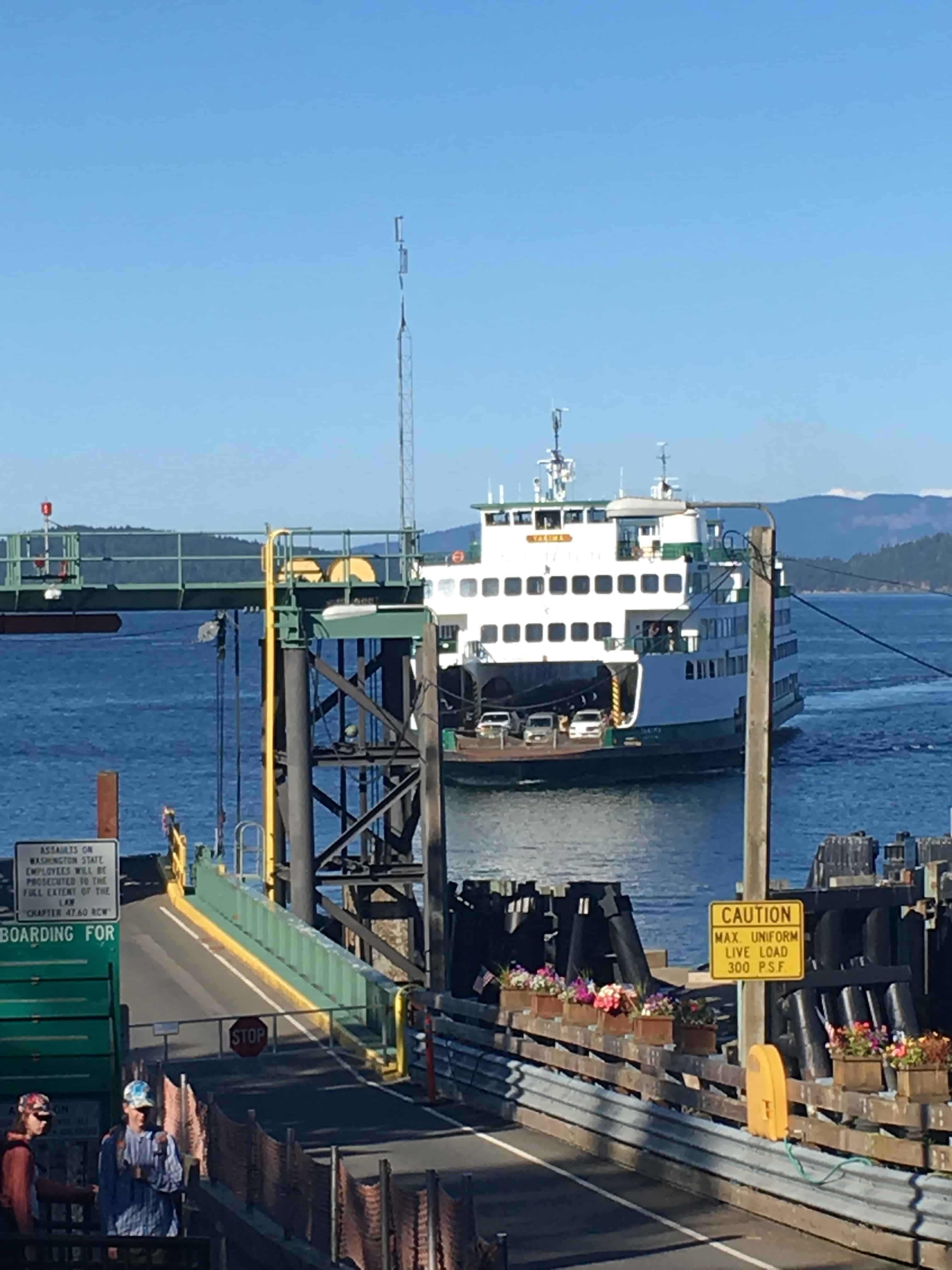 Ferry from Lopez Island to Anacortes