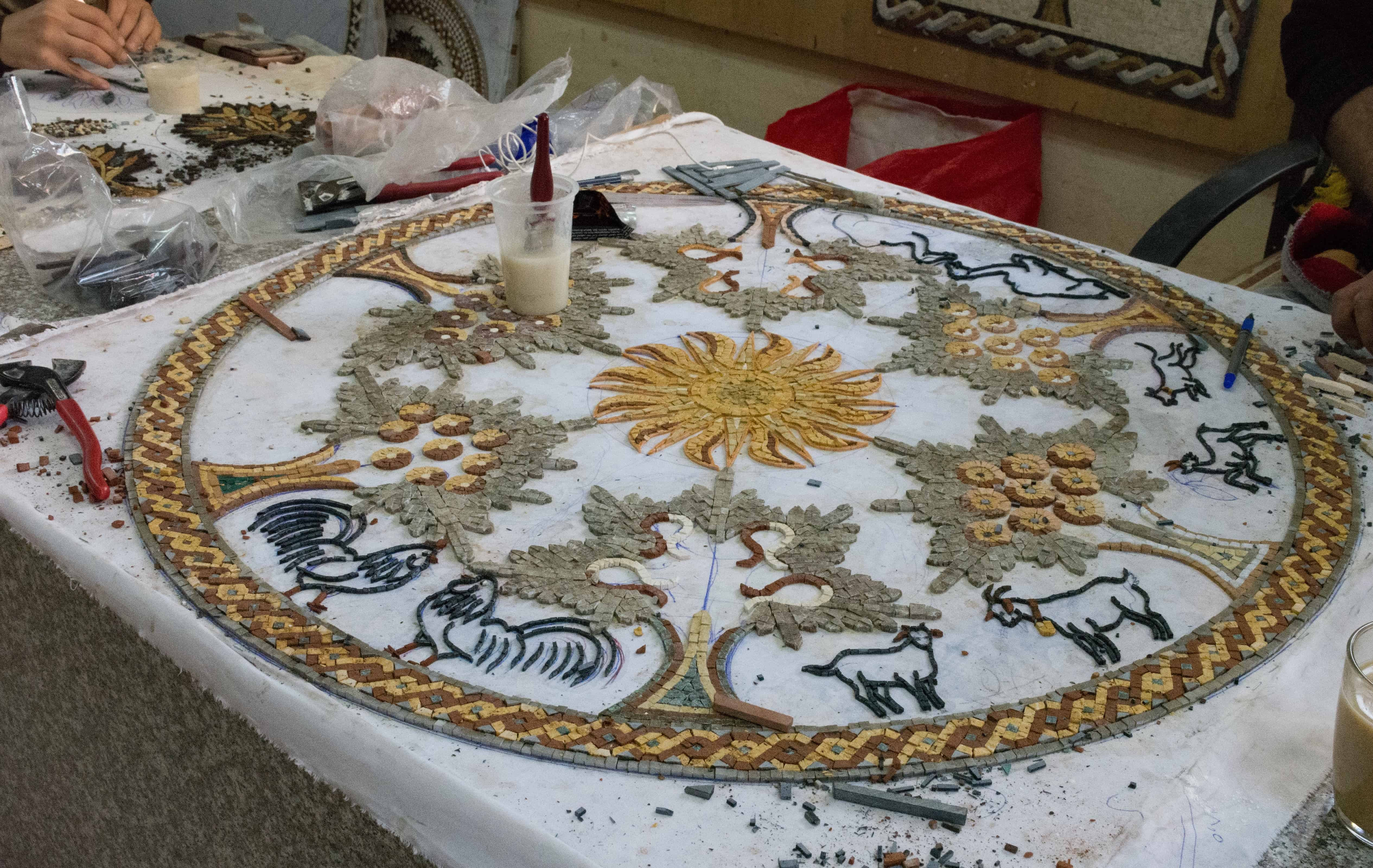 Mosaic Workshop Kingdom of Jordan