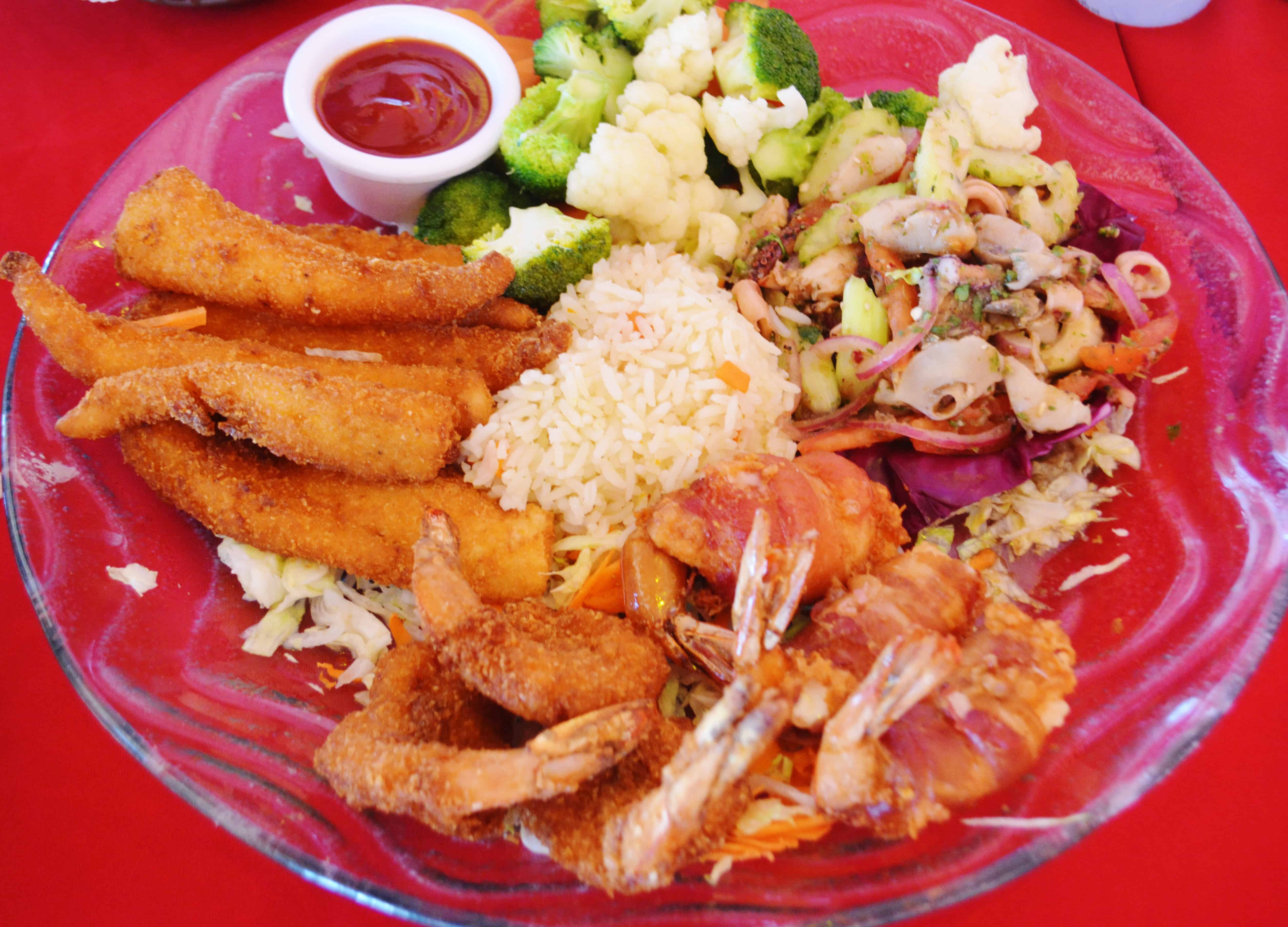 Seafood Platter at La Casa del Capitan