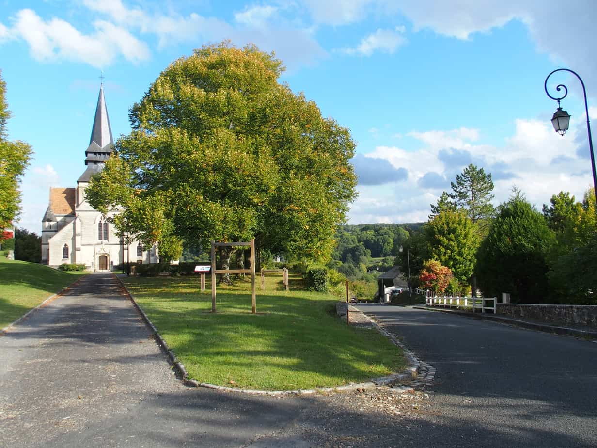 Village Church in Saint Pierre Aigle
