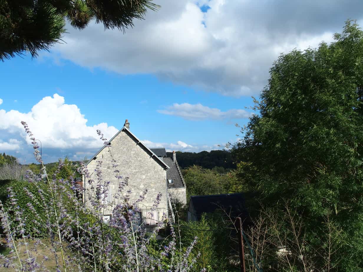 View toward the Forêt de Retz from the garden