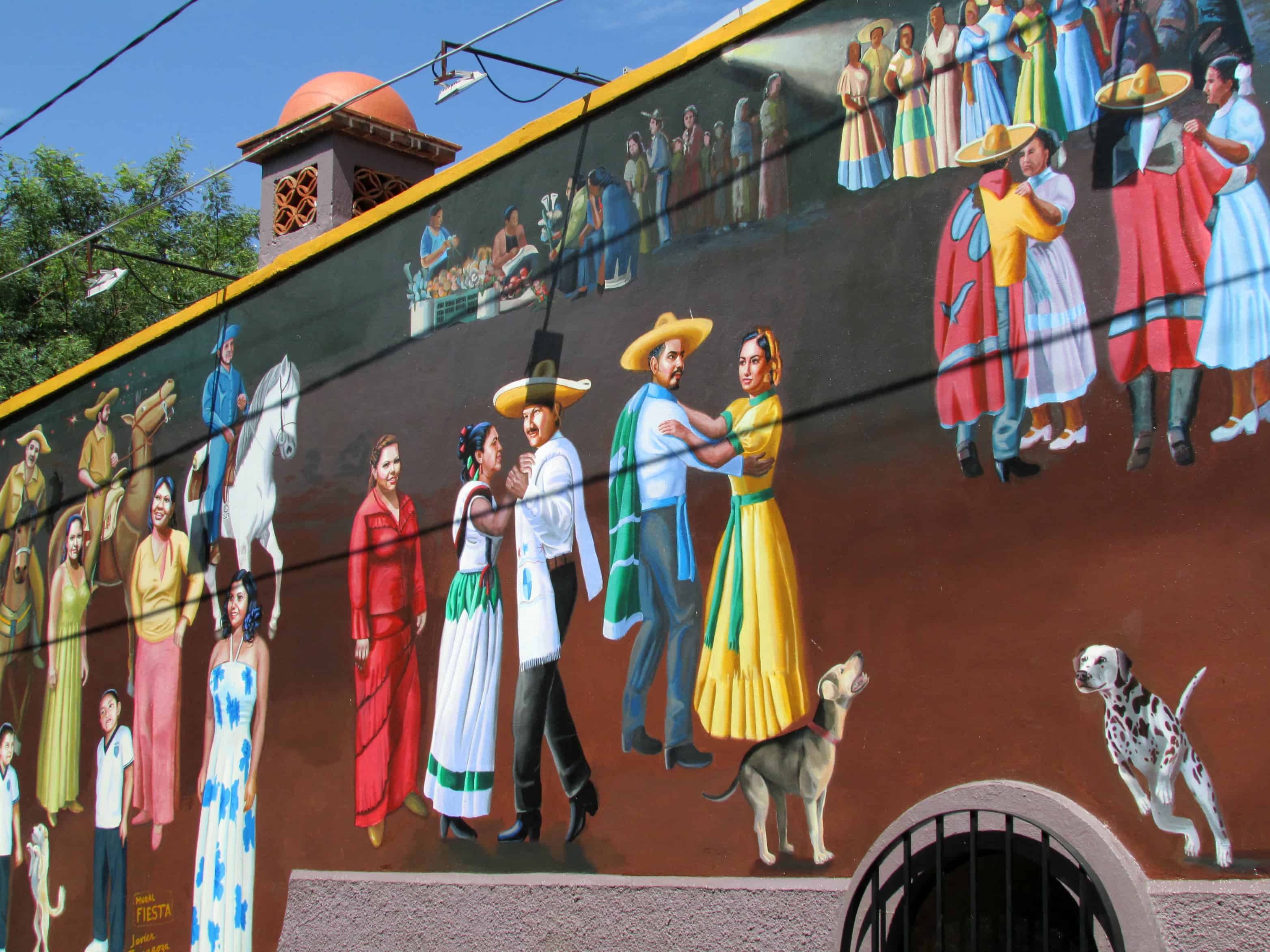 Ajijic Mexico Mural