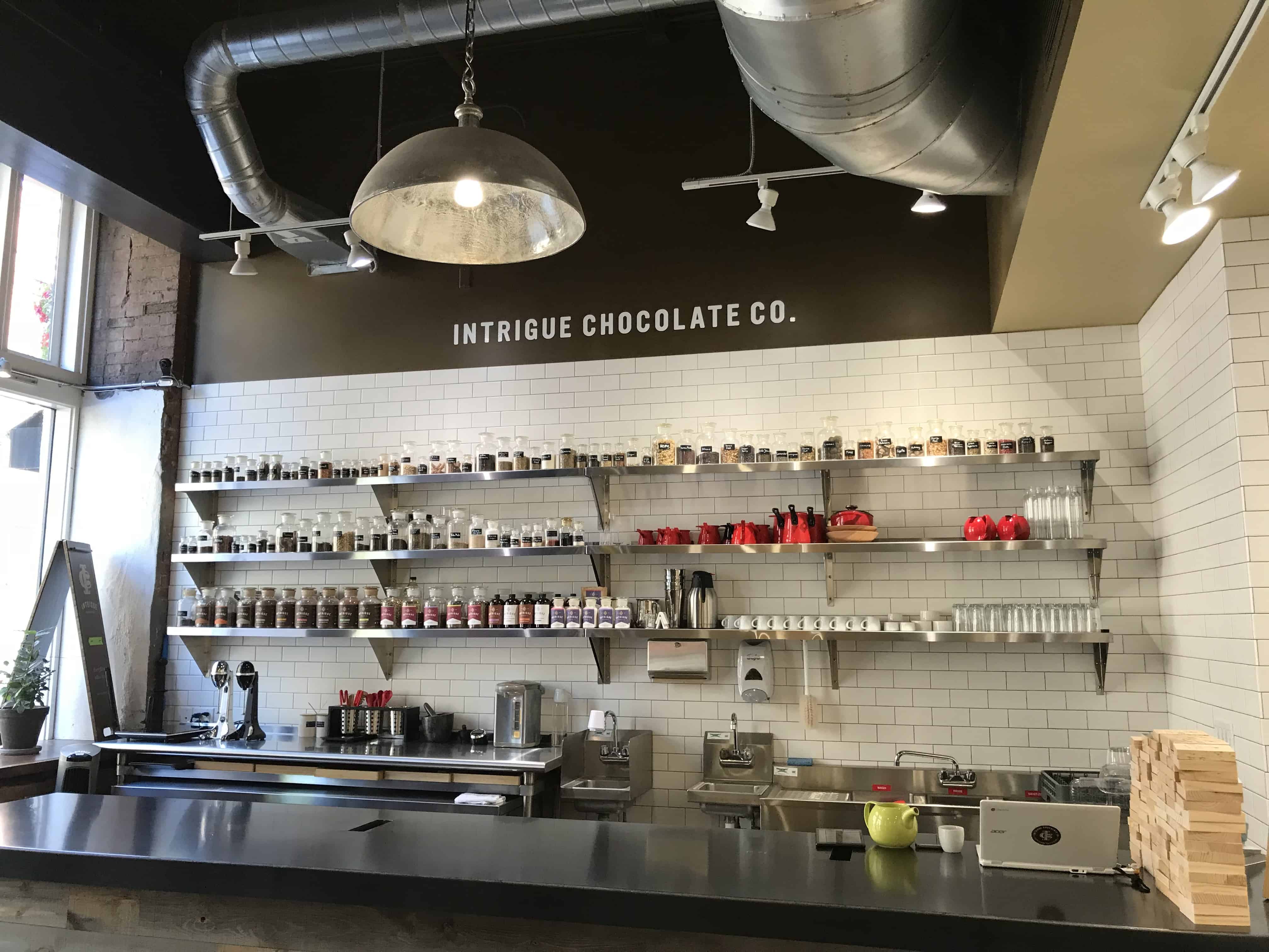 Intrigue Chocolate Company Beverage Bar