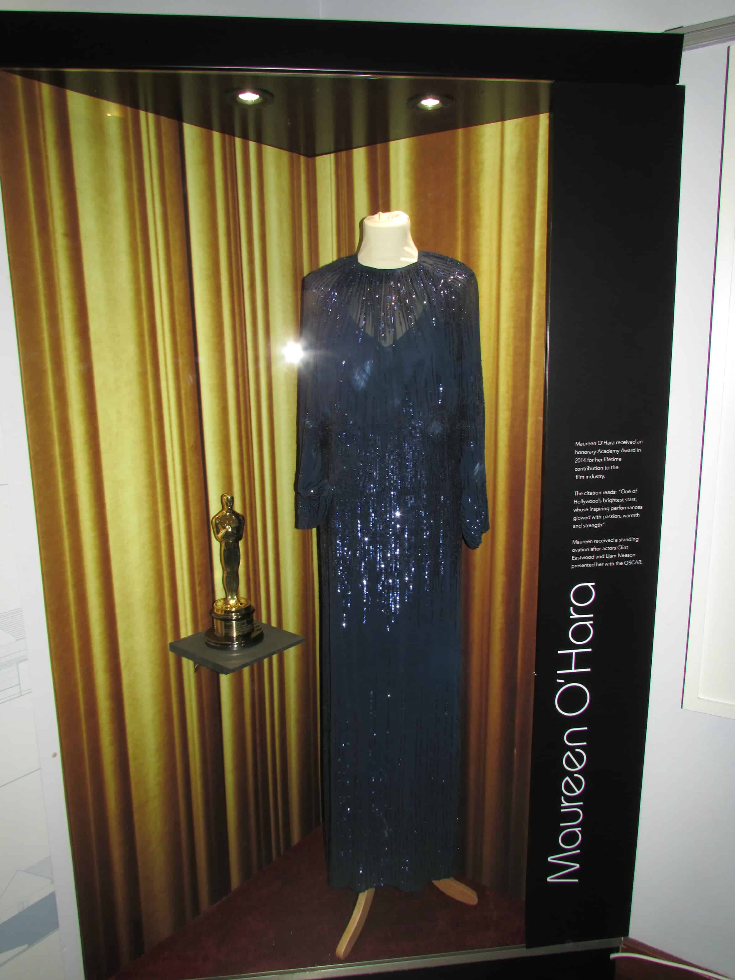 Maureen O'Hara's Oscar Gown and Award