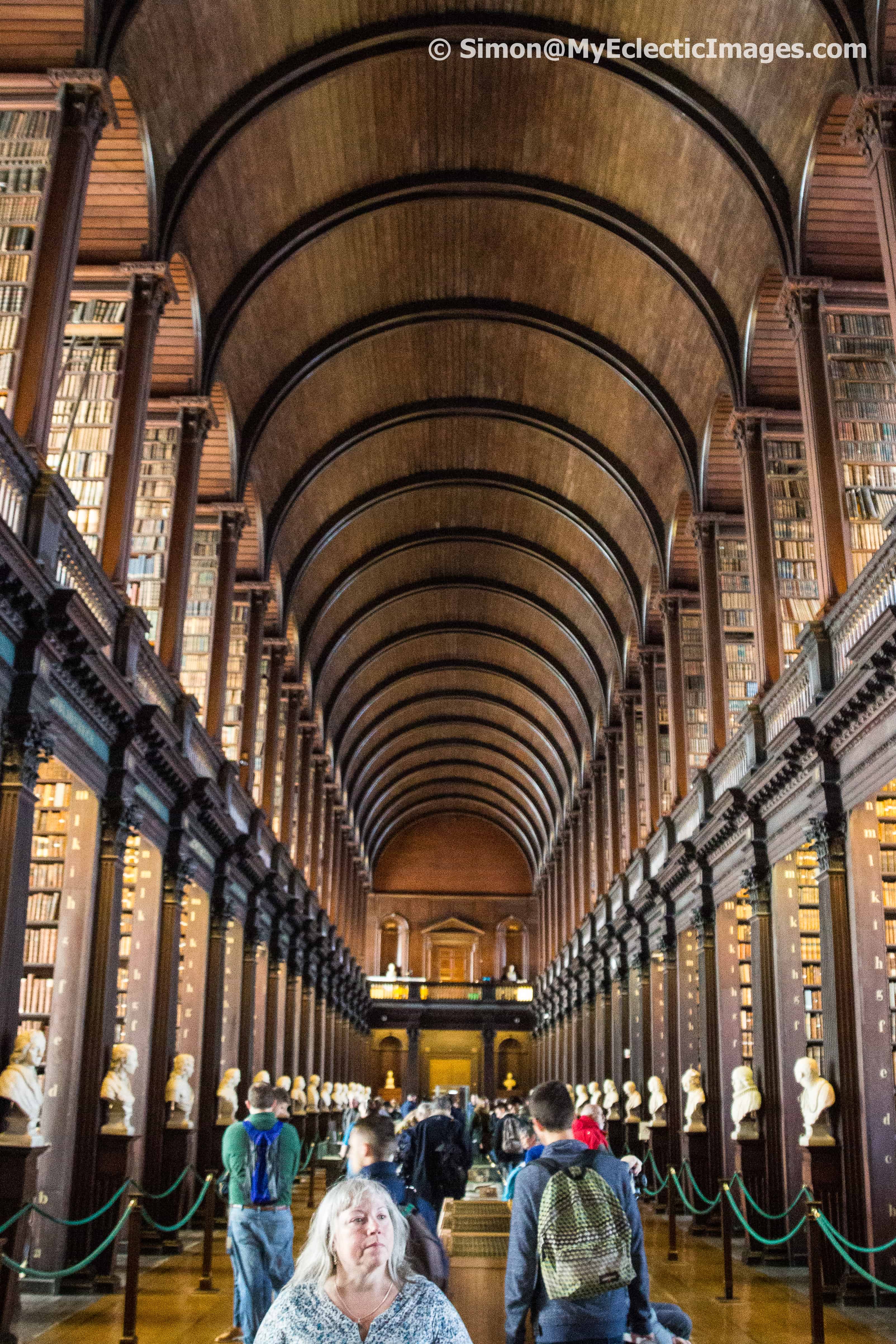Main Reading Room at the Trinity College Library - Dublin Libraries