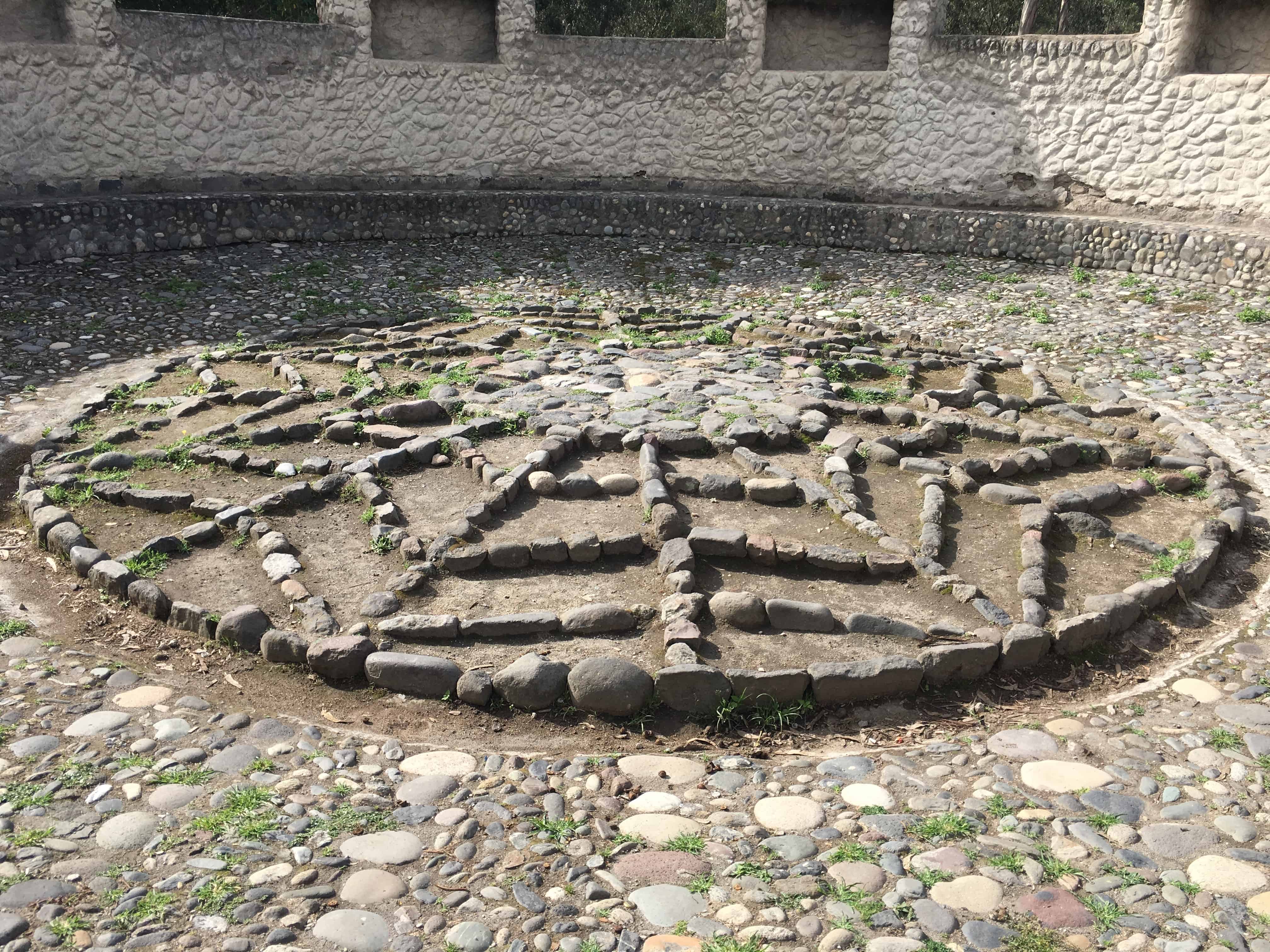 Ancient Sundial on Path to Peguche Waterfall - Ecuador Travel