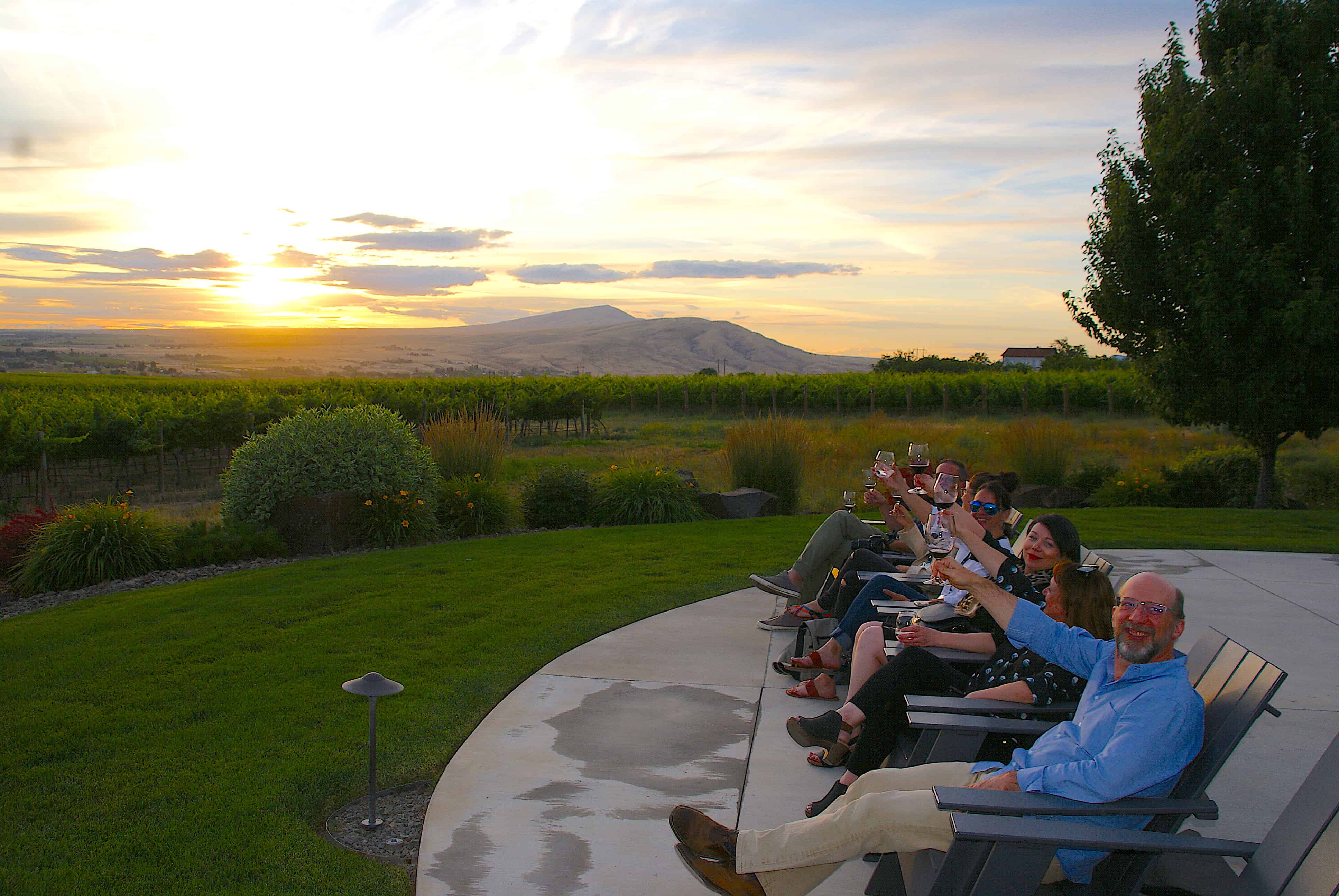 Sunset Toasts at Red Mountain